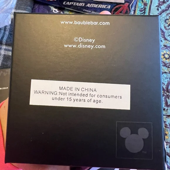 Baublebar Disney Minnie Mouse Angel Post Back Earrings New In Box - Picture 5 of 5